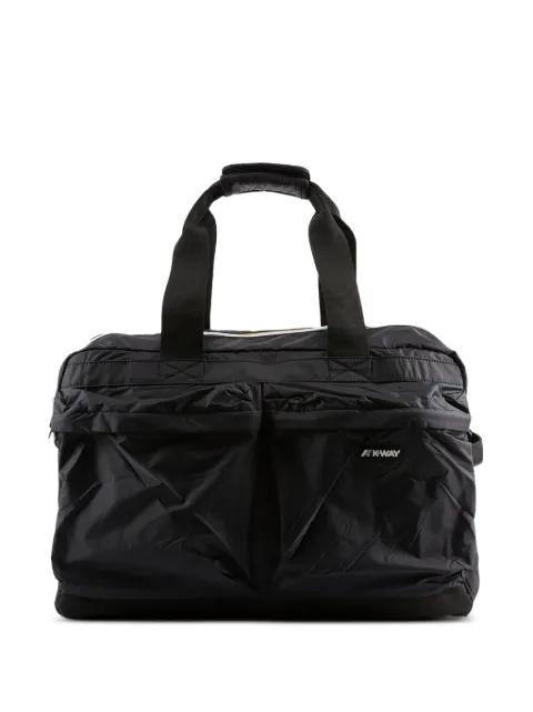 K-Way logo-patch holdall bag