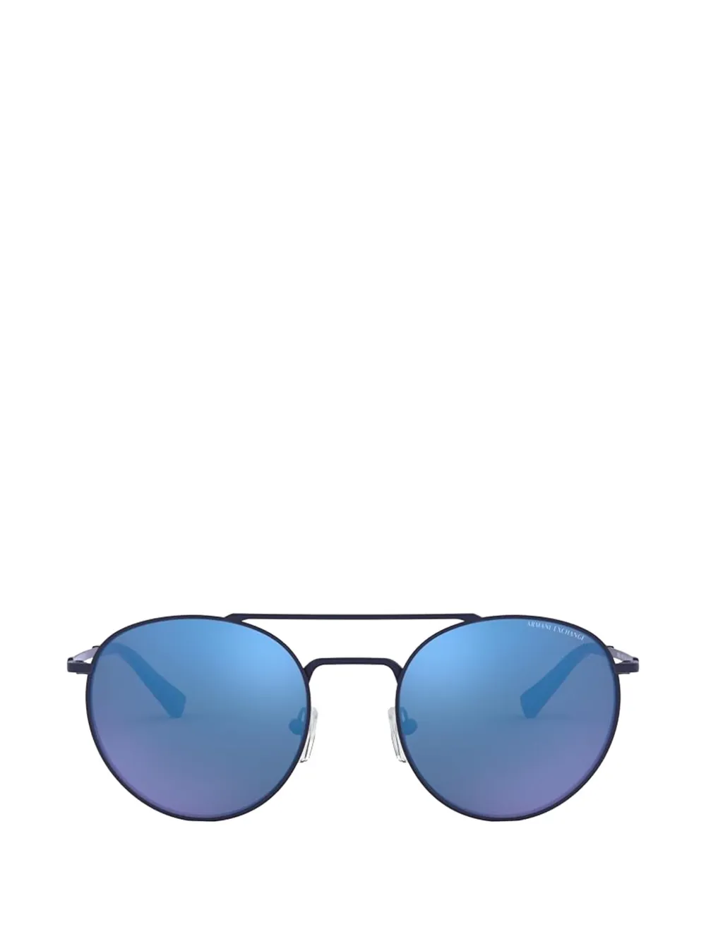 Armani Exchange round-frame double-bridge sunglasses - Noir Armani Exchange round-frame double-bridge sunglasses - Noir