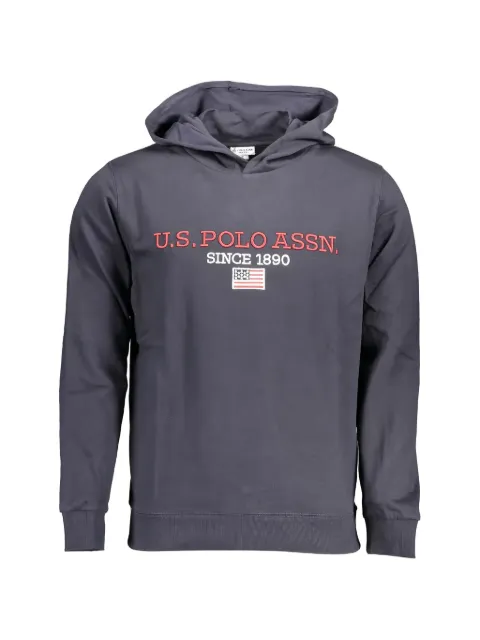 U.S. POLO ASSN. logo-embroidered hoodie