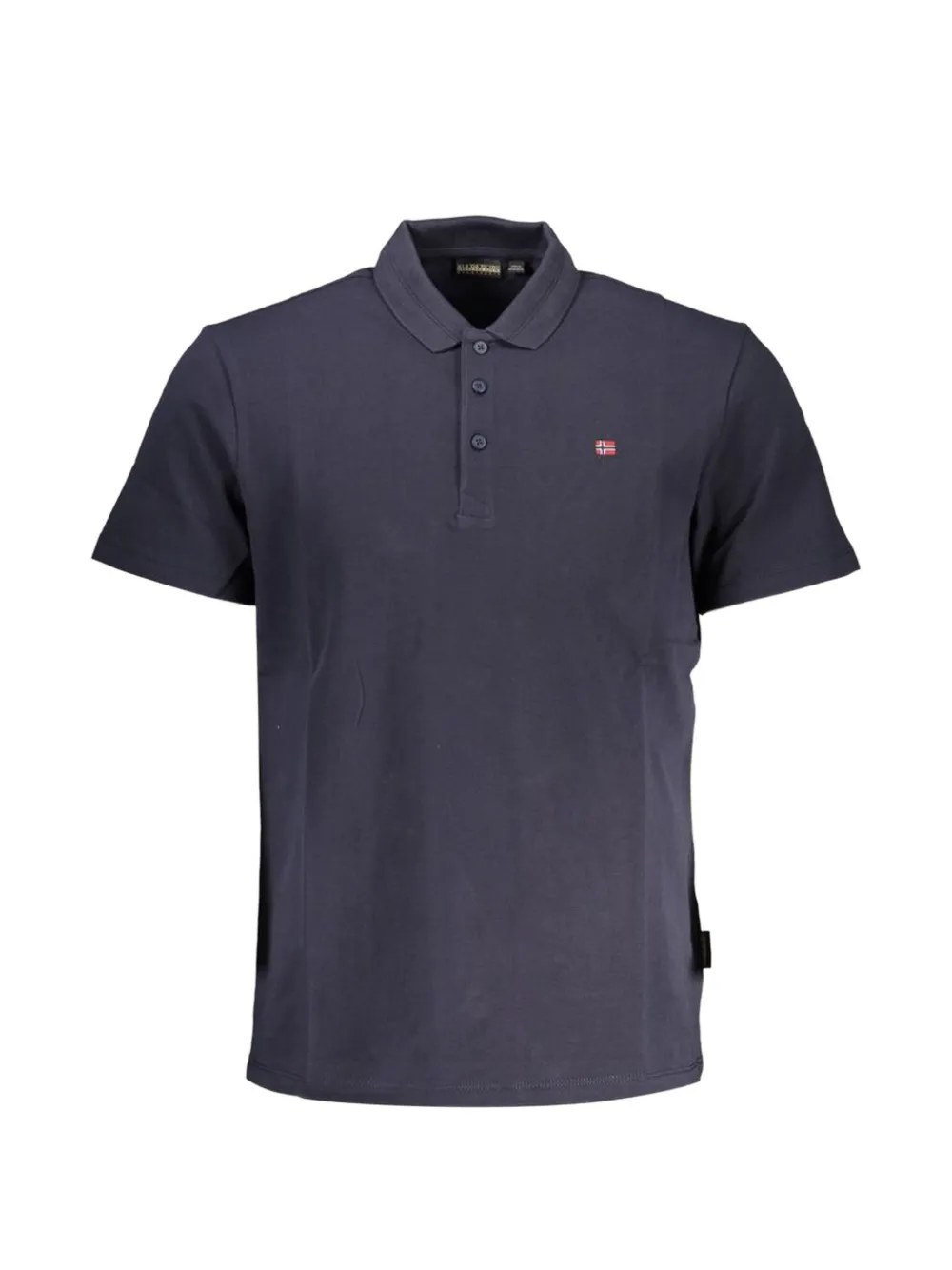 Napapijri Ealis logo-patch polo shirt - Blu