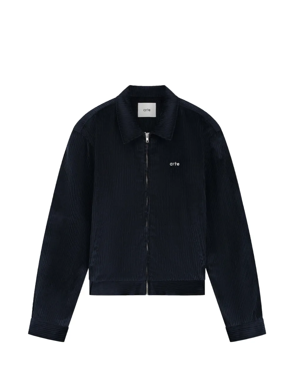 Arte Antwerp corduroy logo-embroidered jacket - Bleu Arte Antwerp corduroy logo-embroidered jacket - Bleu