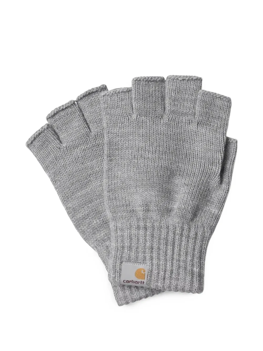 Carhartt WIP fingerless ribbed gloves - Grigio