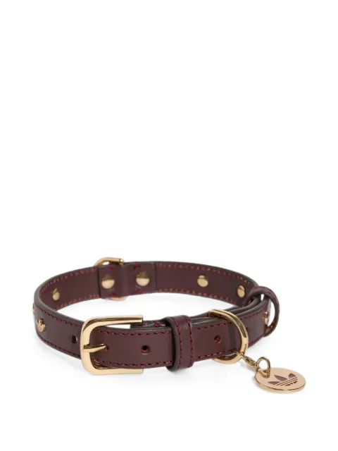 adidas Originals Kids logo-plaque leather pet collar