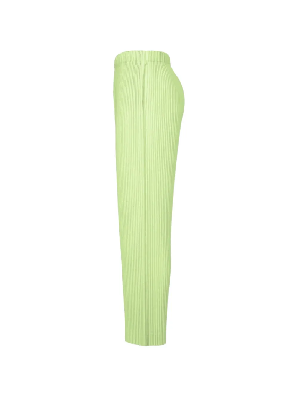 Homme Plissé Issey Miyake Monthly Colors: July pleated trousers Groen