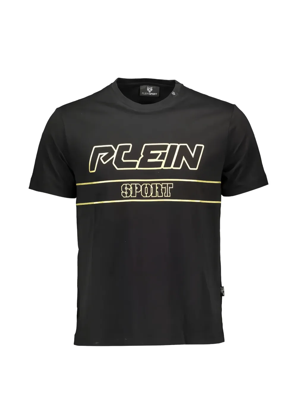 Plein Sport t-shirt en coton à logo imprimé - Noir