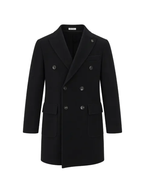 BRERAS MILANO double-breasted virgin wool coat