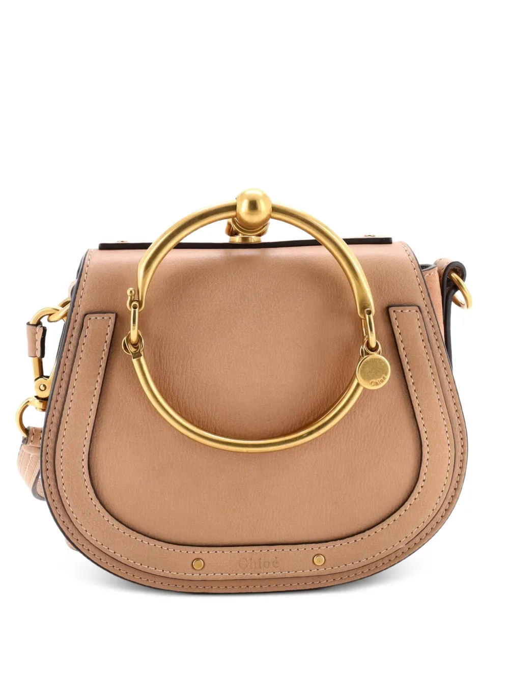 Chloé Pre-Owned Nile Leather Small crossbody bag - Nude