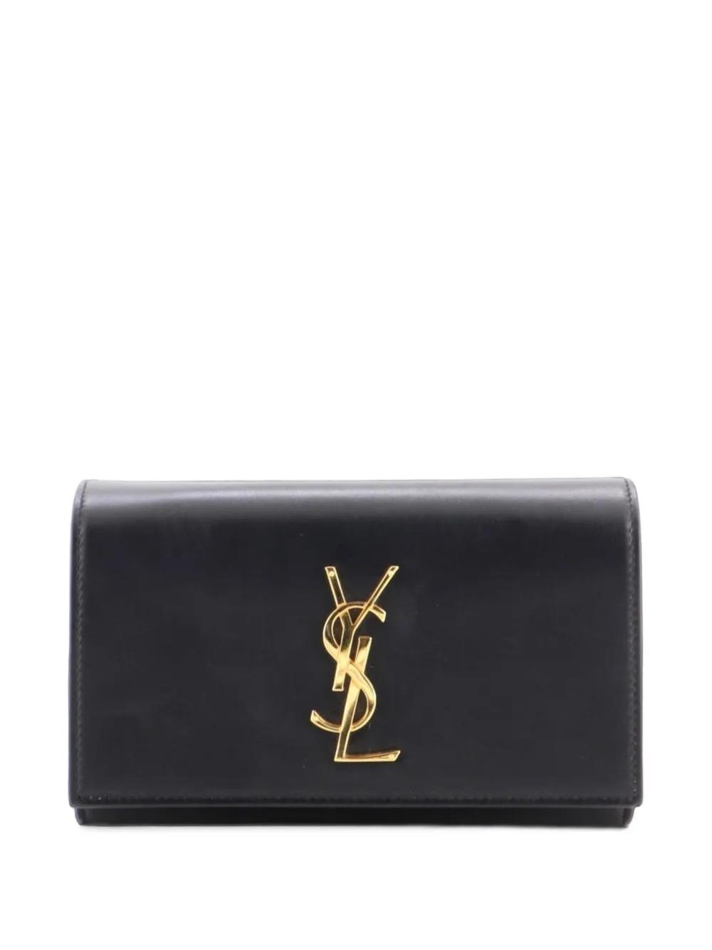 Saint Laurent Pre-Owned Classic Monogram Kate Leather Mini belt bag - Schwarz