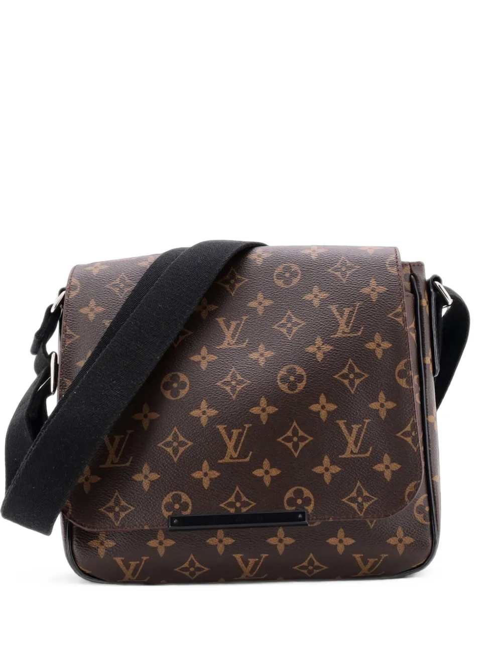 Louis Vuitton Pre-Owned sacoche District Messenger en toile Macassar mongrammée PM - Marron Louis Vuitton Pre-Owned sacoche District Messenger en toile Macassar mongrammée PM - Marron