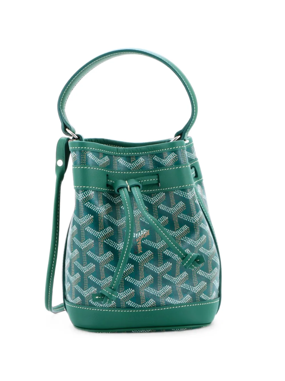 Goyard Pre-Owned Petit Flot Coated Canvas Mini bucket bag - Grün