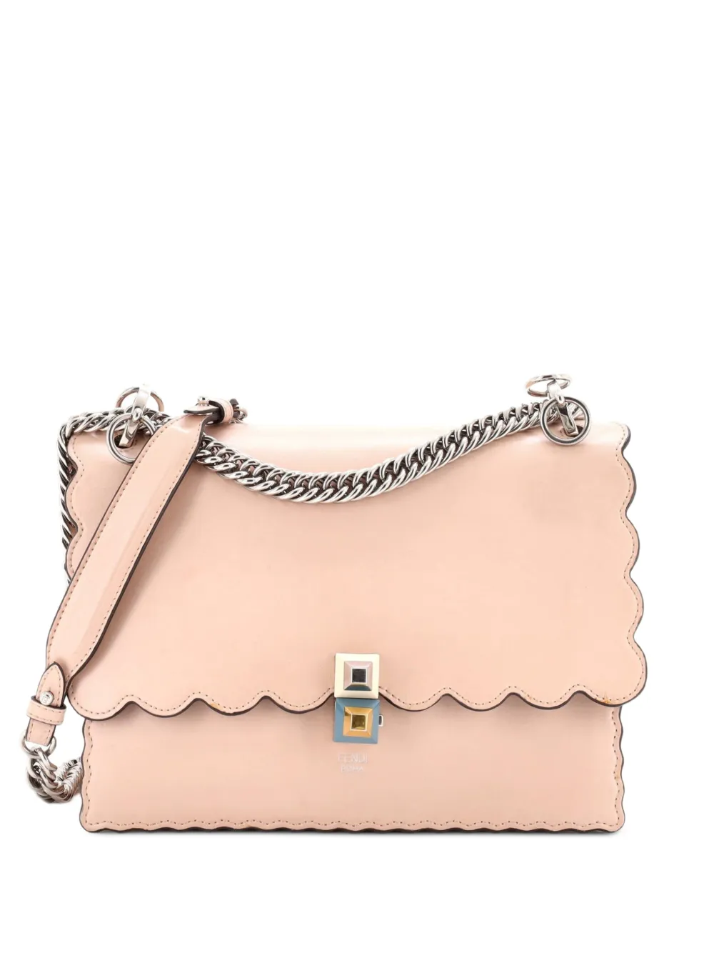Fendi Pre-Owned Kan I Bag Leather Medium shoulder bag - Rosa