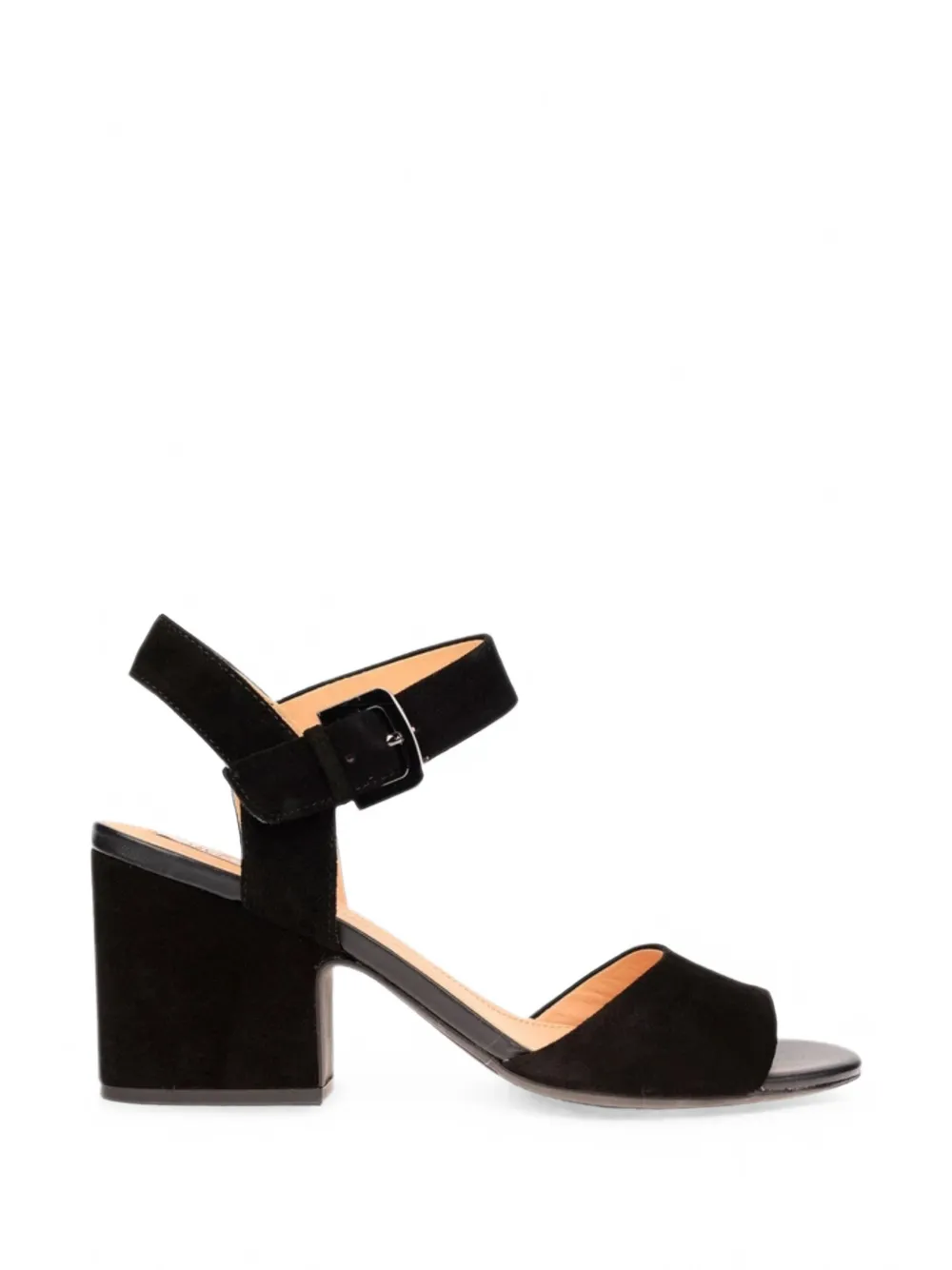Geox buckle-fastening block-heel sandals - Nero