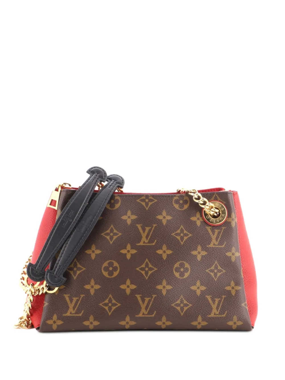 Louis Vuitton Pre-Owned Surene Handbag Monogram Canvas with Leather BB shoulder bag - Rot