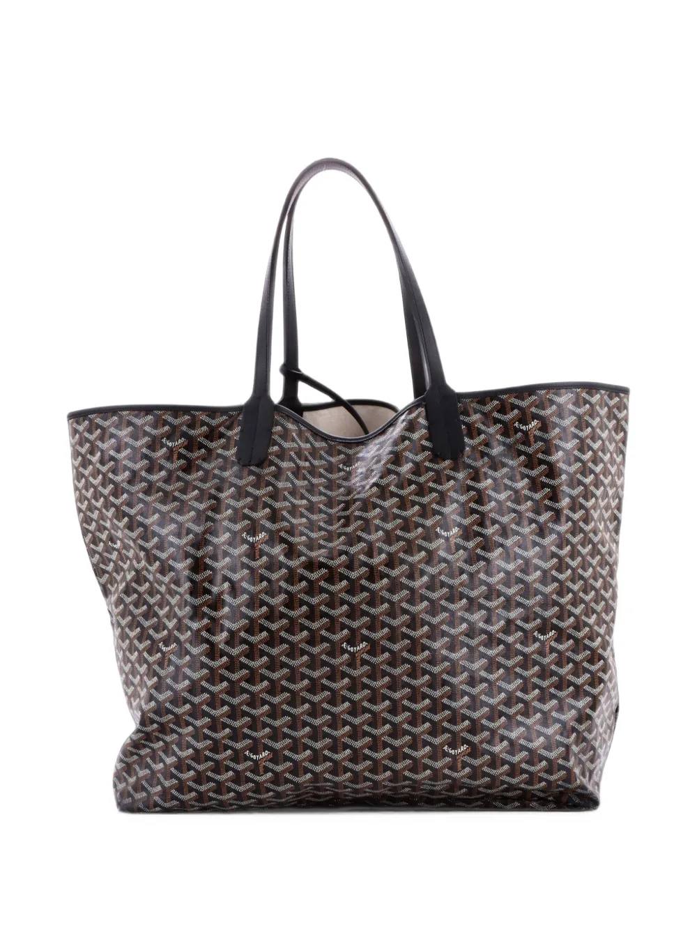 Goyard Pre-Owned Saint Louis Coated Canvas XXL tote bag - Nero