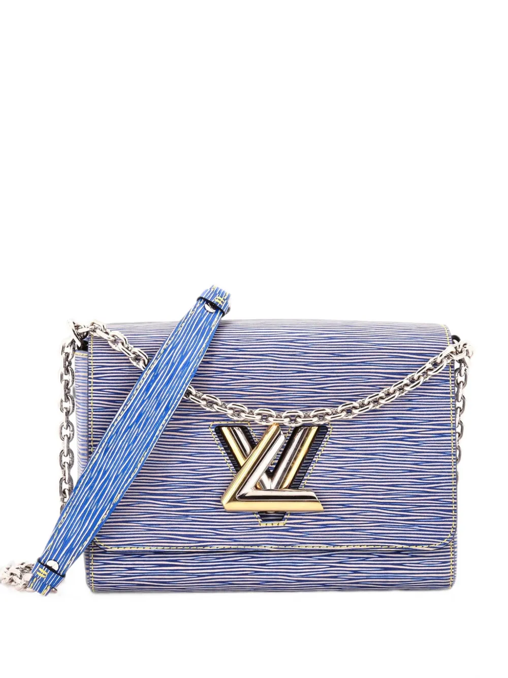 Louis Vuitton Pre-Owned Twist Handbag Epi Leather MM crossbody bag - Blu