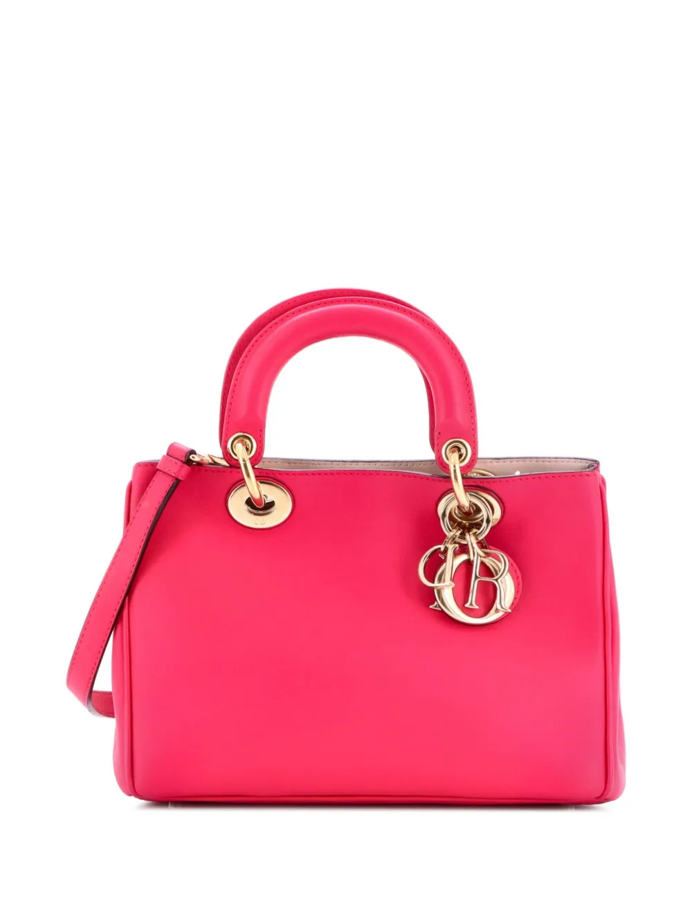 Christian Dior Pre-Owned Diorissimo Tote Smooth Calfskin Mini satchel - Rosa