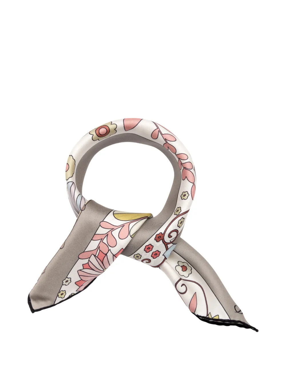 Elizabetta Anita zijden sjaal Beige