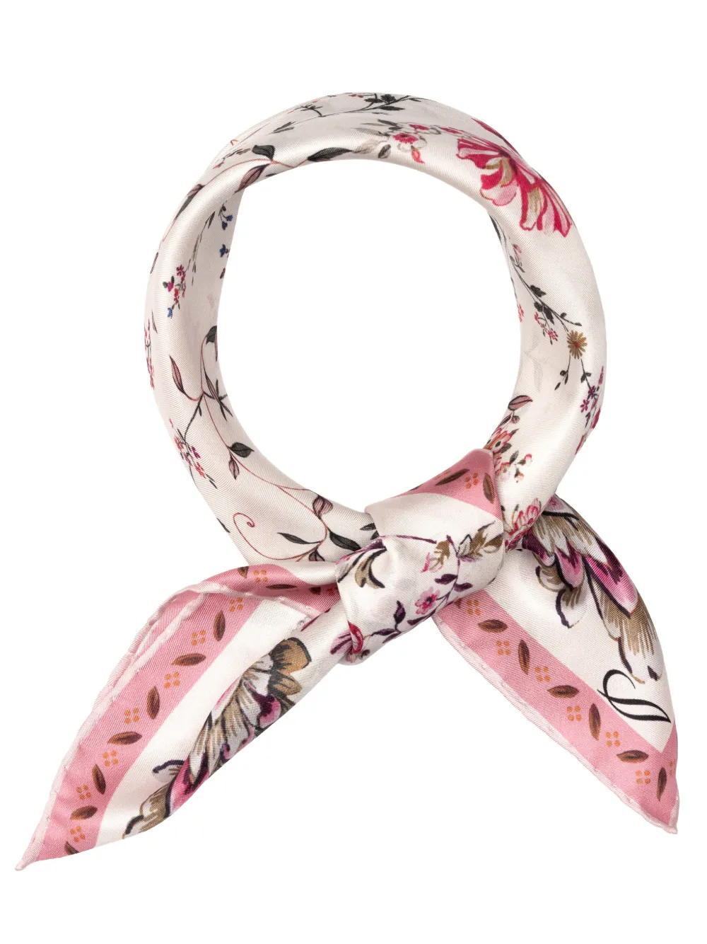 Elizabetta Jenna zijden sjaal Beige
