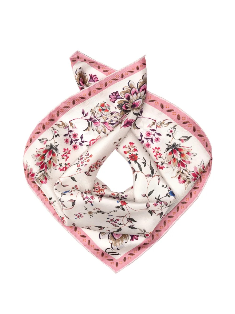 Elizabetta Jenna zijden sjaal Beige