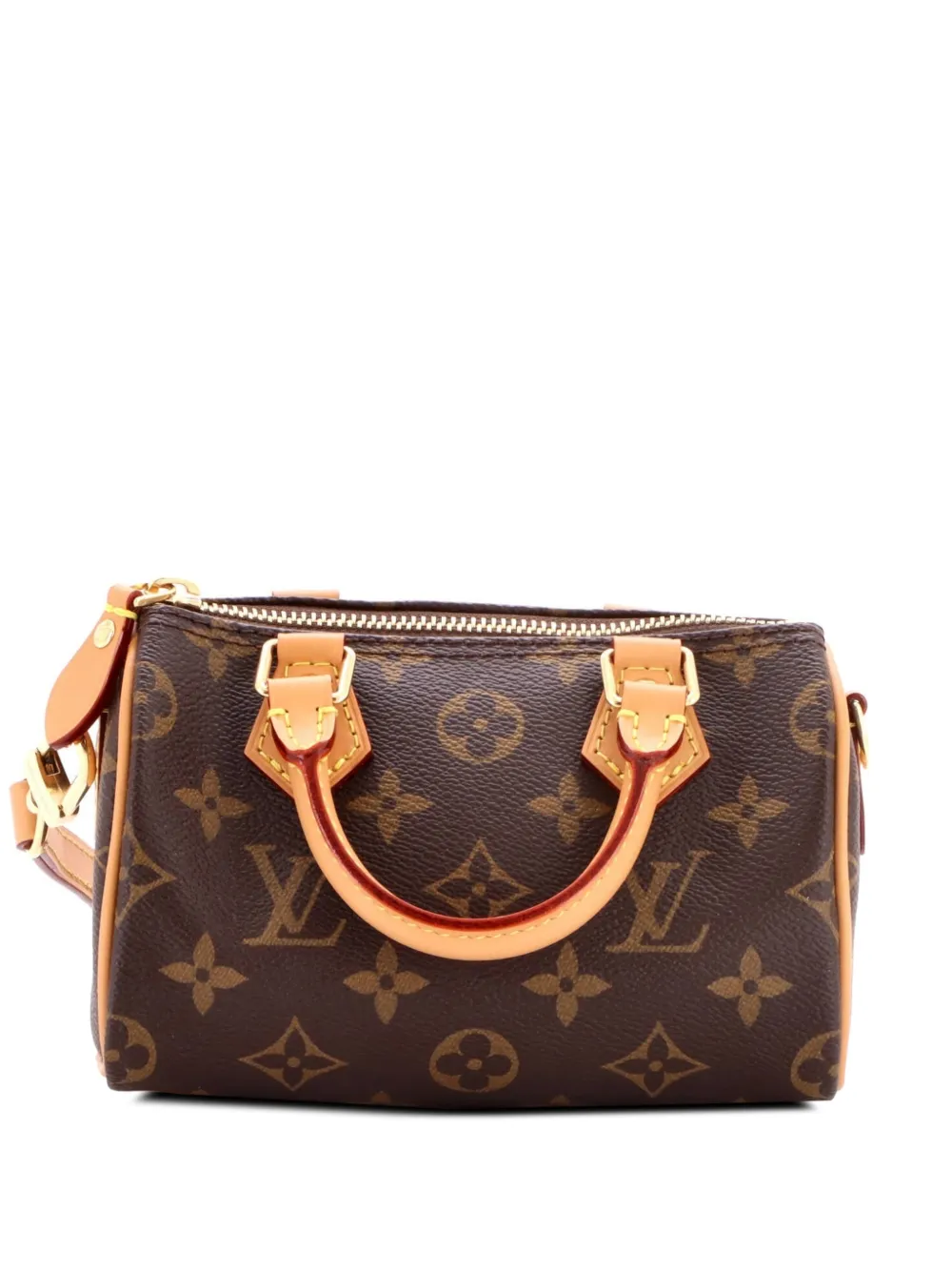 Louis Vuitton Pre-Owned Speedy Bandouliere NM Bag Monogram Canvas Nano crossbody bag - Marrone