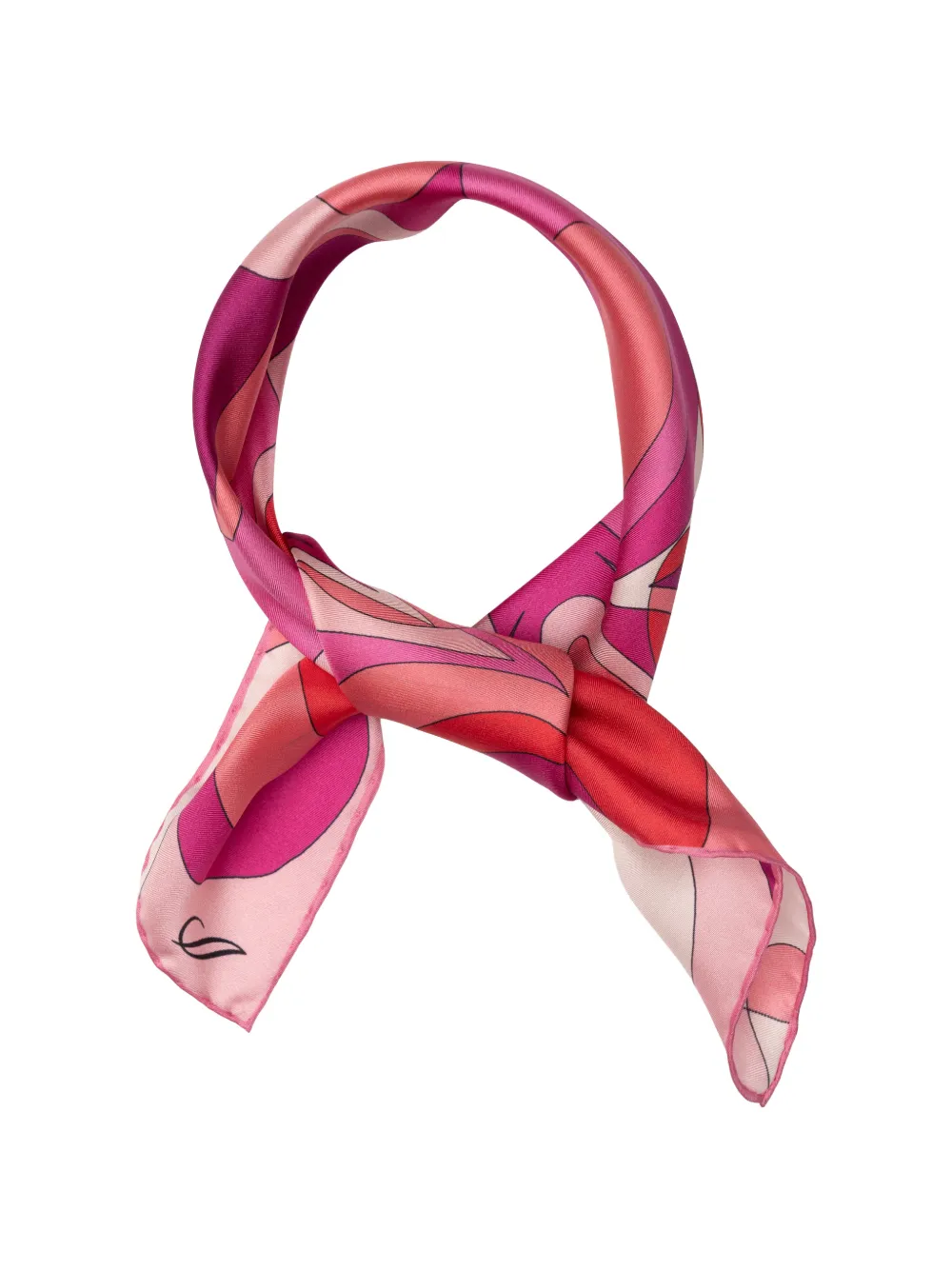 Elizabetta Michelle silk bandana Roze