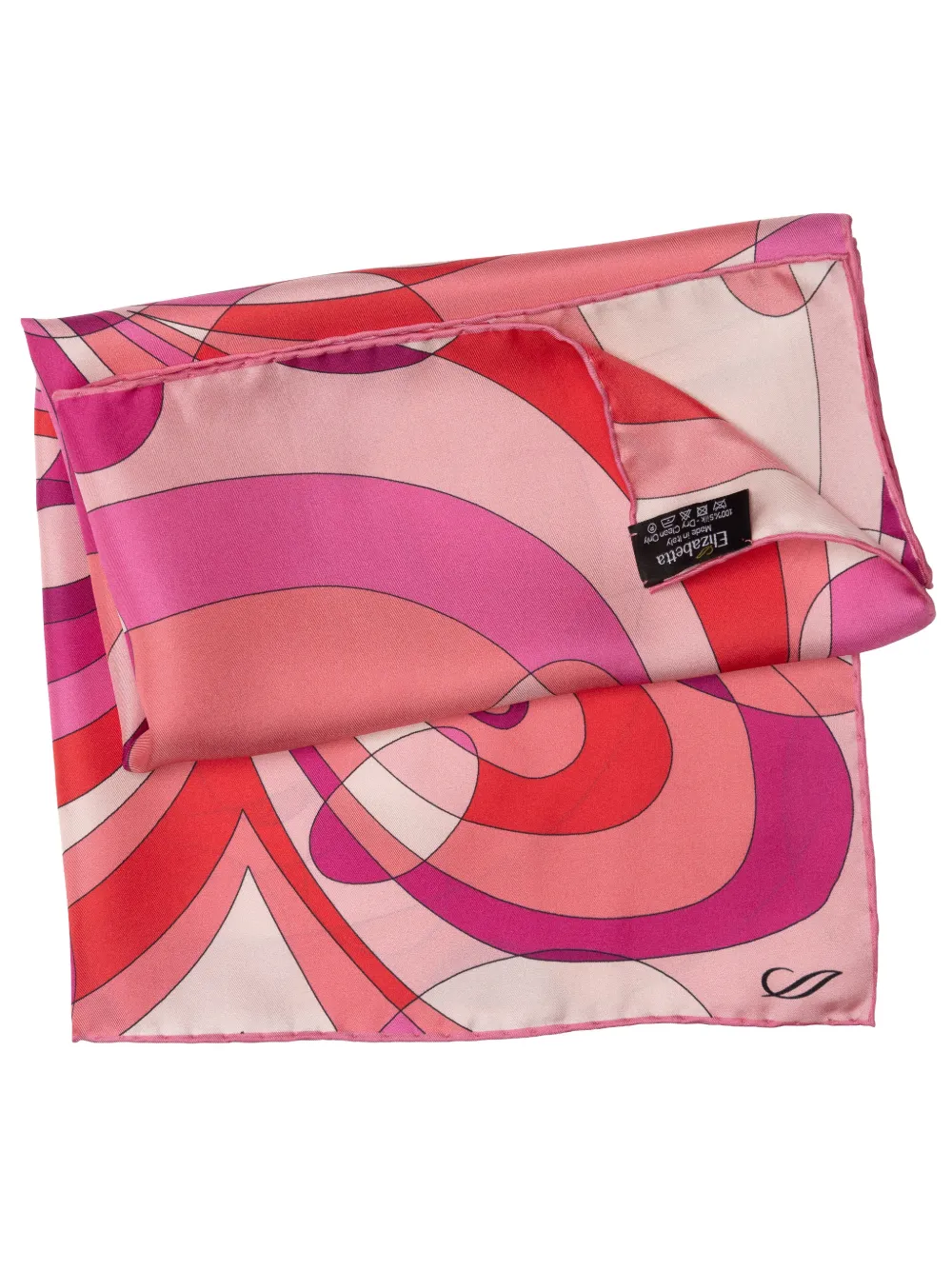Elizabetta Michelle silk bandana Roze