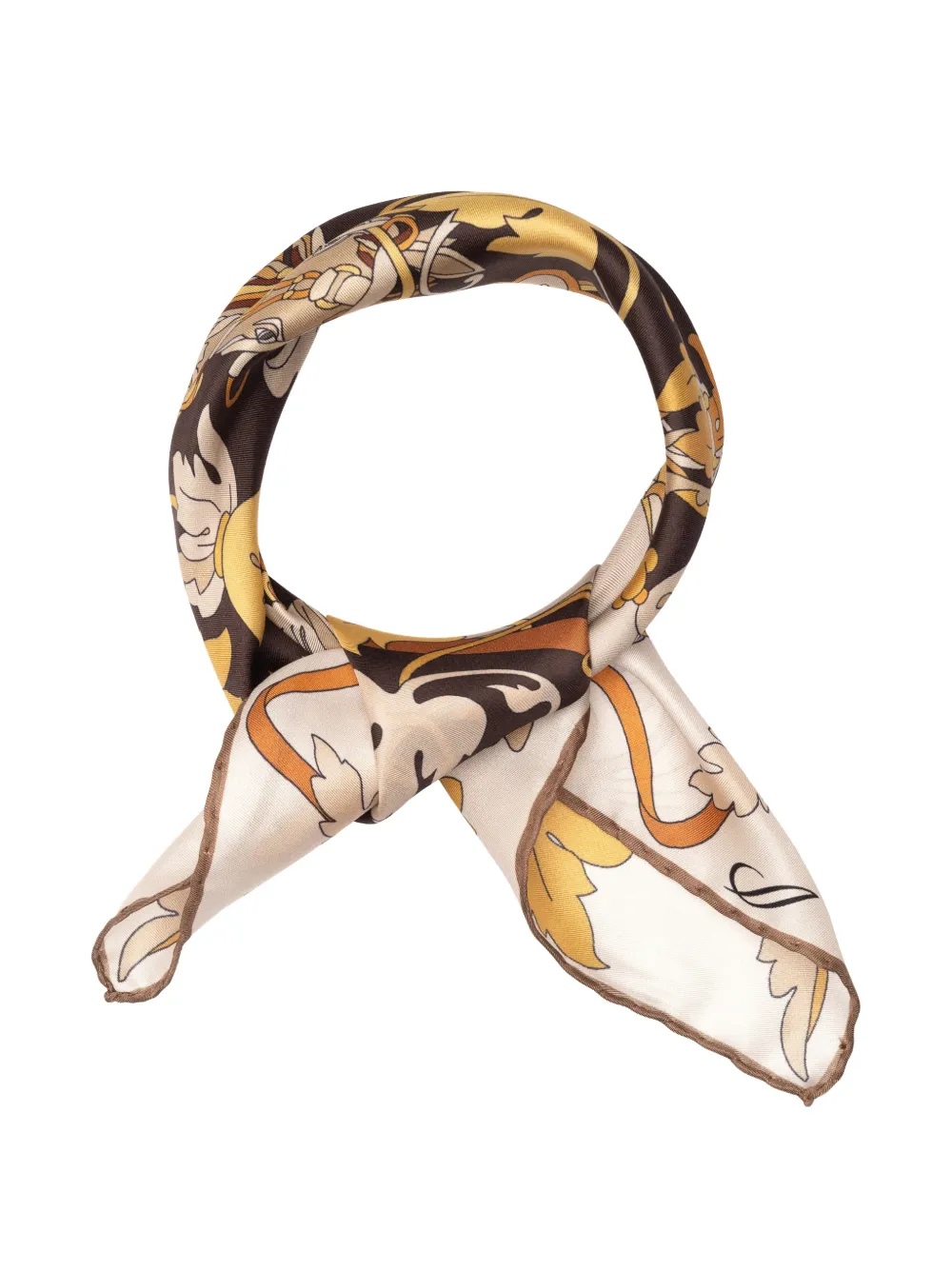 Elizabetta Elena silk bandana Beige
