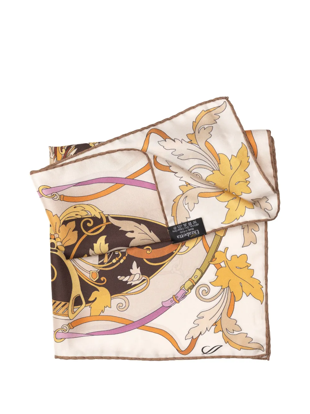 Elizabetta Elena silk bandana Beige
