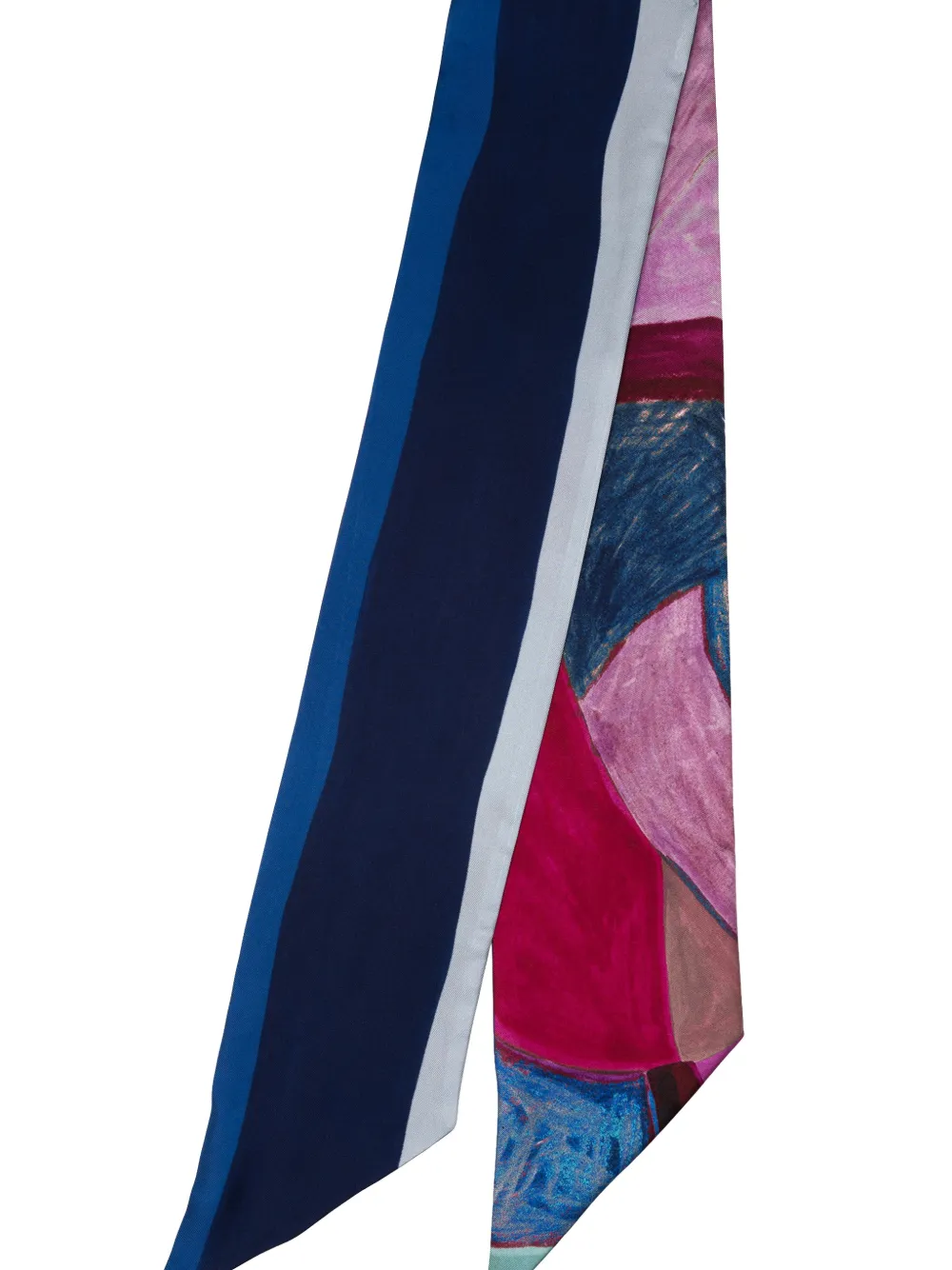 Elizabetta Lia zijden sjaal Blauw