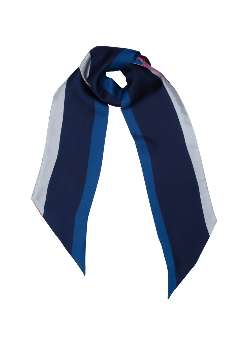 Elizabetta Lia silk scarf - Blau