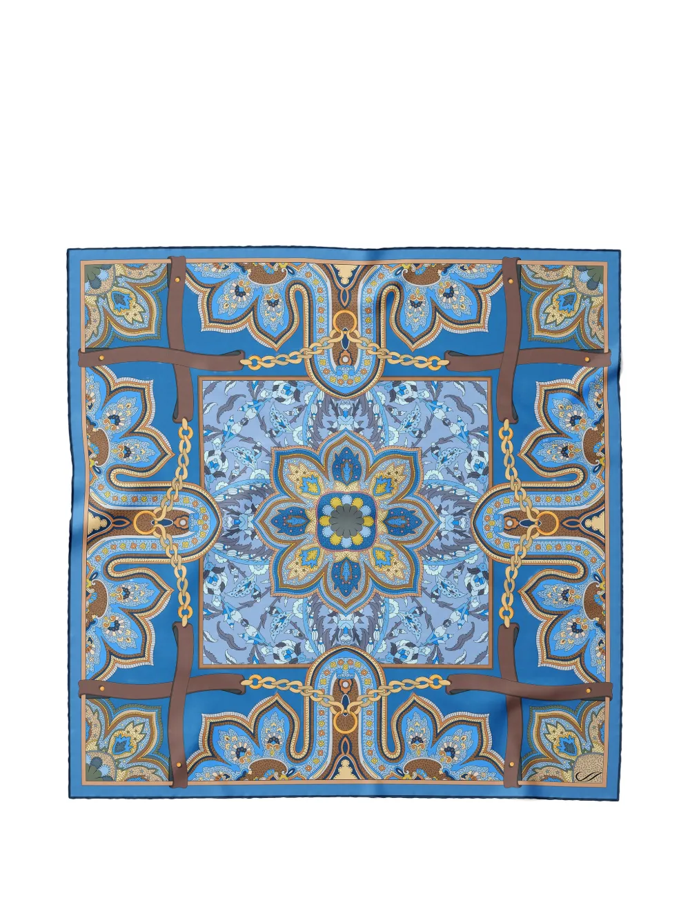 Elizabetta Francesca silk scarf - Blu