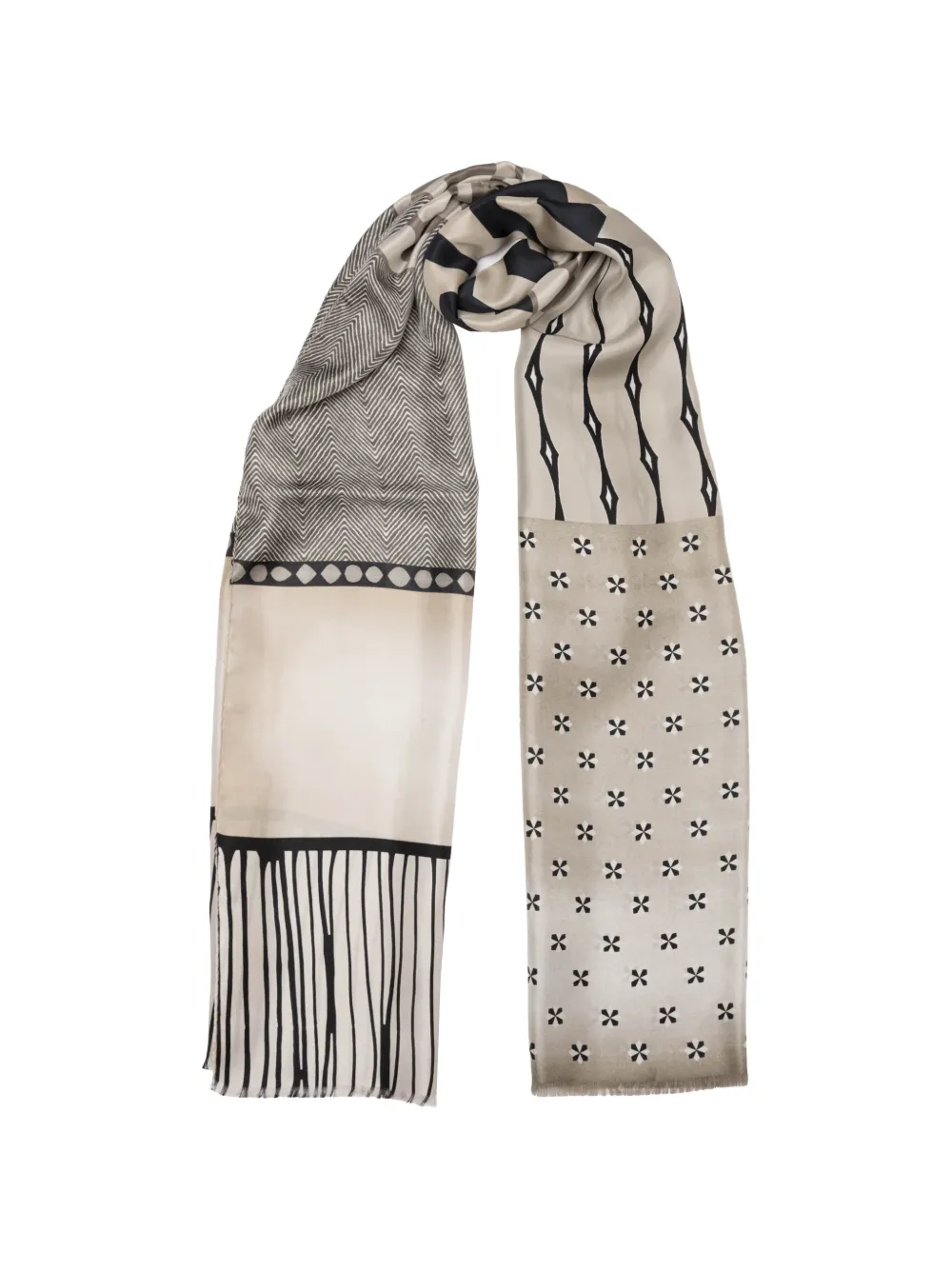 Elizabetta Atri silk scarf - Nude
