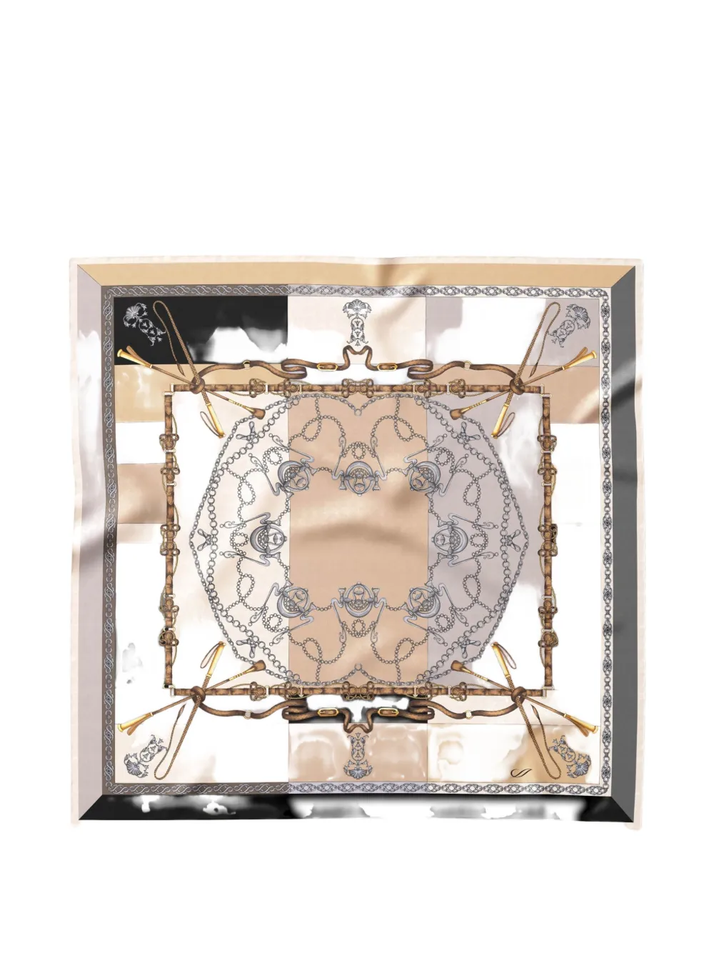 Elizabetta Gabriella silk scarf - Nude