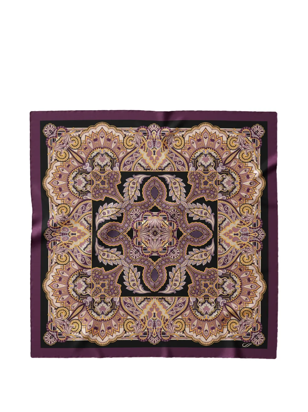 Elizabetta Malta silk scarf - Viola