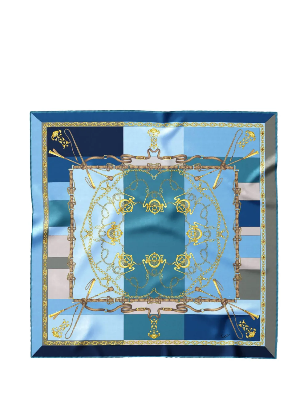 Elizabetta Gabriella silk scarf - Blu