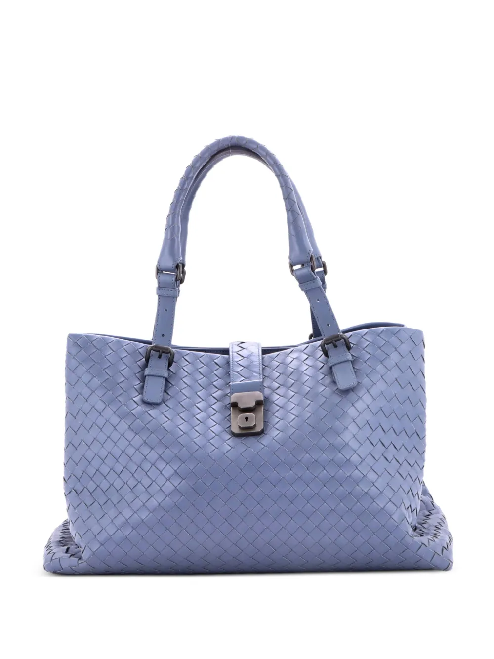 Bottega Veneta Pre-Owned Roma Bag Intrecciato Nappa Medium tote bag - Blau