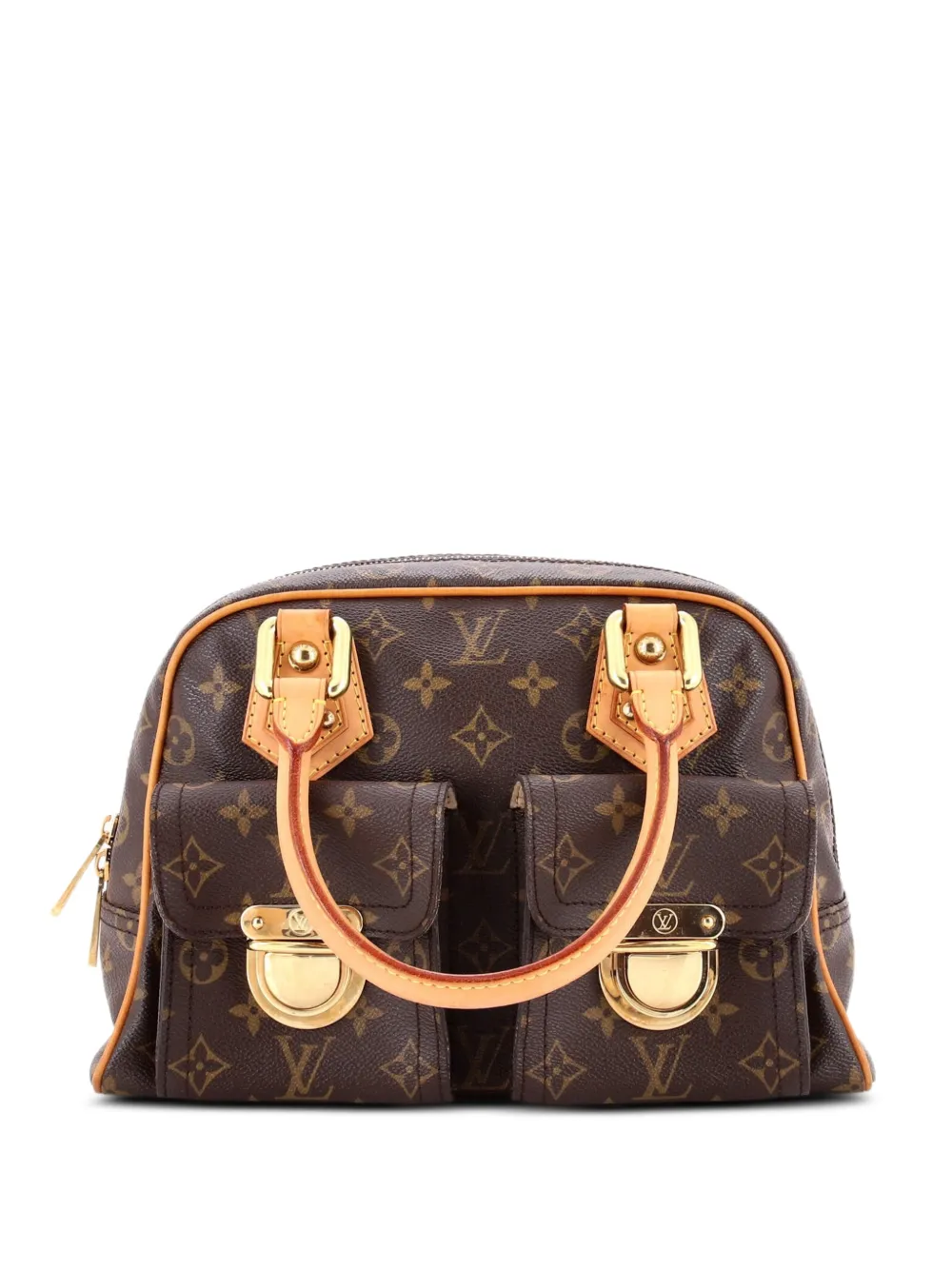 Louis Vuitton Pre-Owned Manhattan Handbag Monogram Canvas PM satchel - Marrone