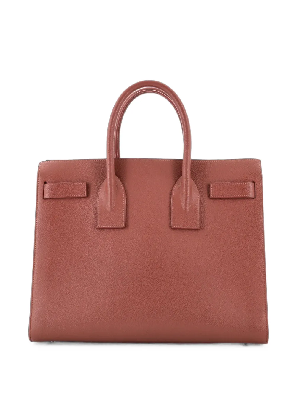 Saint Laurent Pre-Owned petit cabas Sac de Jour NM Bag en cuir - Marron