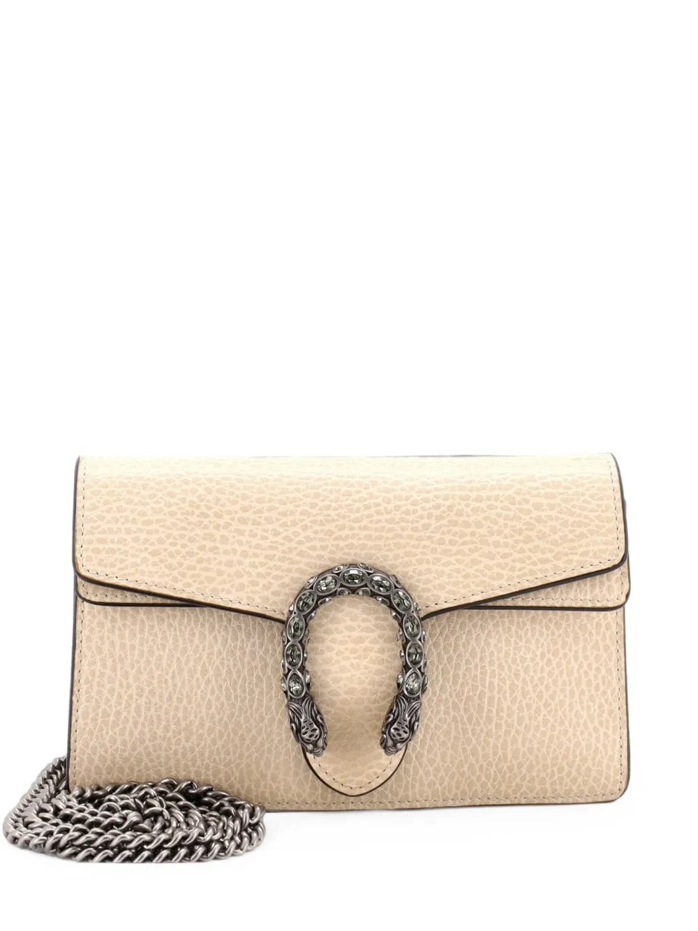 Gucci Pre-Owned mini pochette Dionysus Bag en cuir - Tons neutres Gucci Pre-Owned mini pochette Dionysus Bag en cuir - Tons neutres