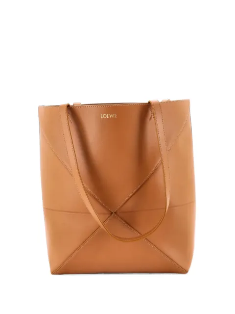 Loewe Pre-Owned bolso shopper Puzzle Fold mediano de piel