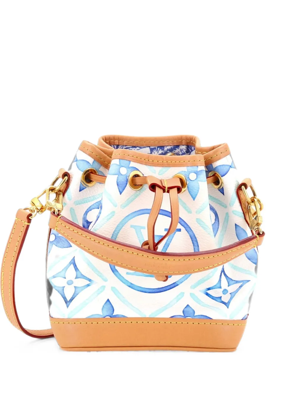 Louis Vuitton Pre-Owned sac seau Monogram Watercolour Giant Nano Handbag By The Pool - Blanc