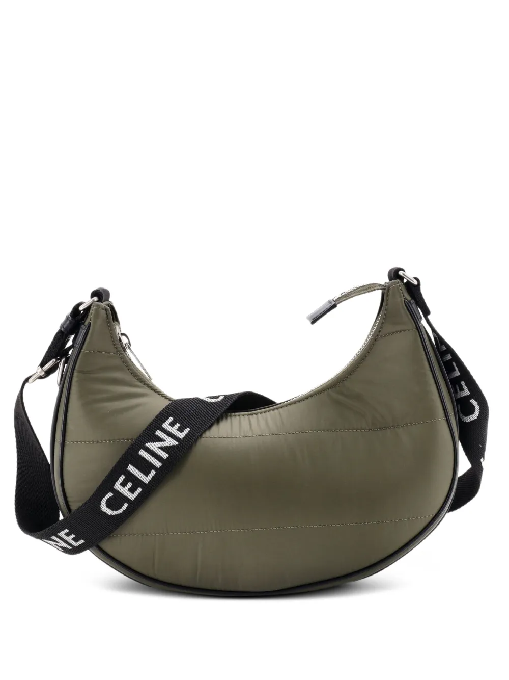 Celine Pre-Owned Ava Quilted Nylon shoulder bag - Green