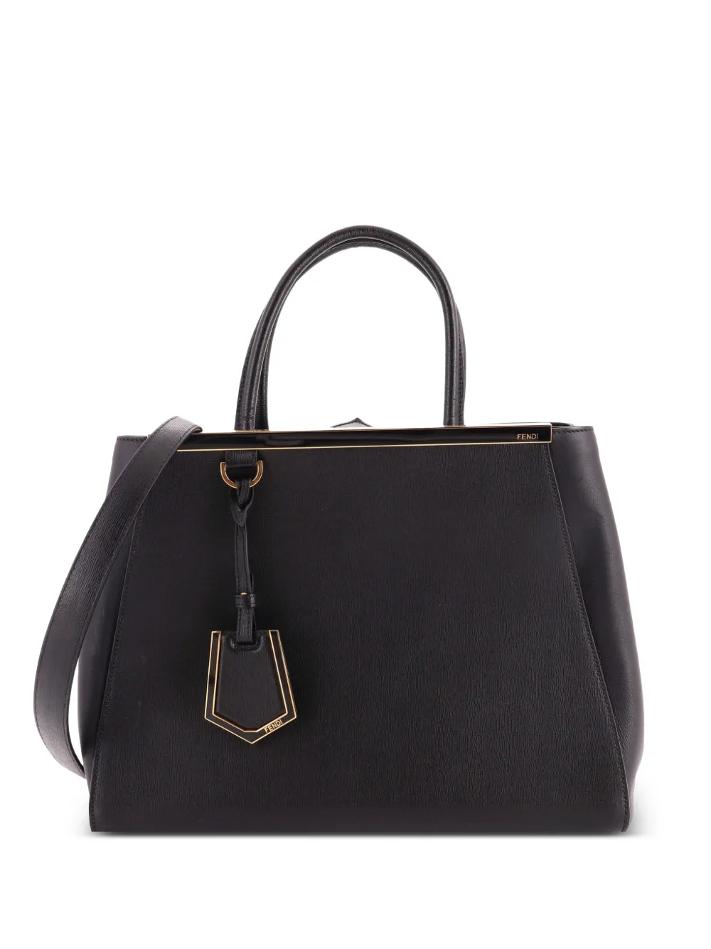 Fendi Pre-Owned 2Jours Bag Leather Medium tote bag - Black