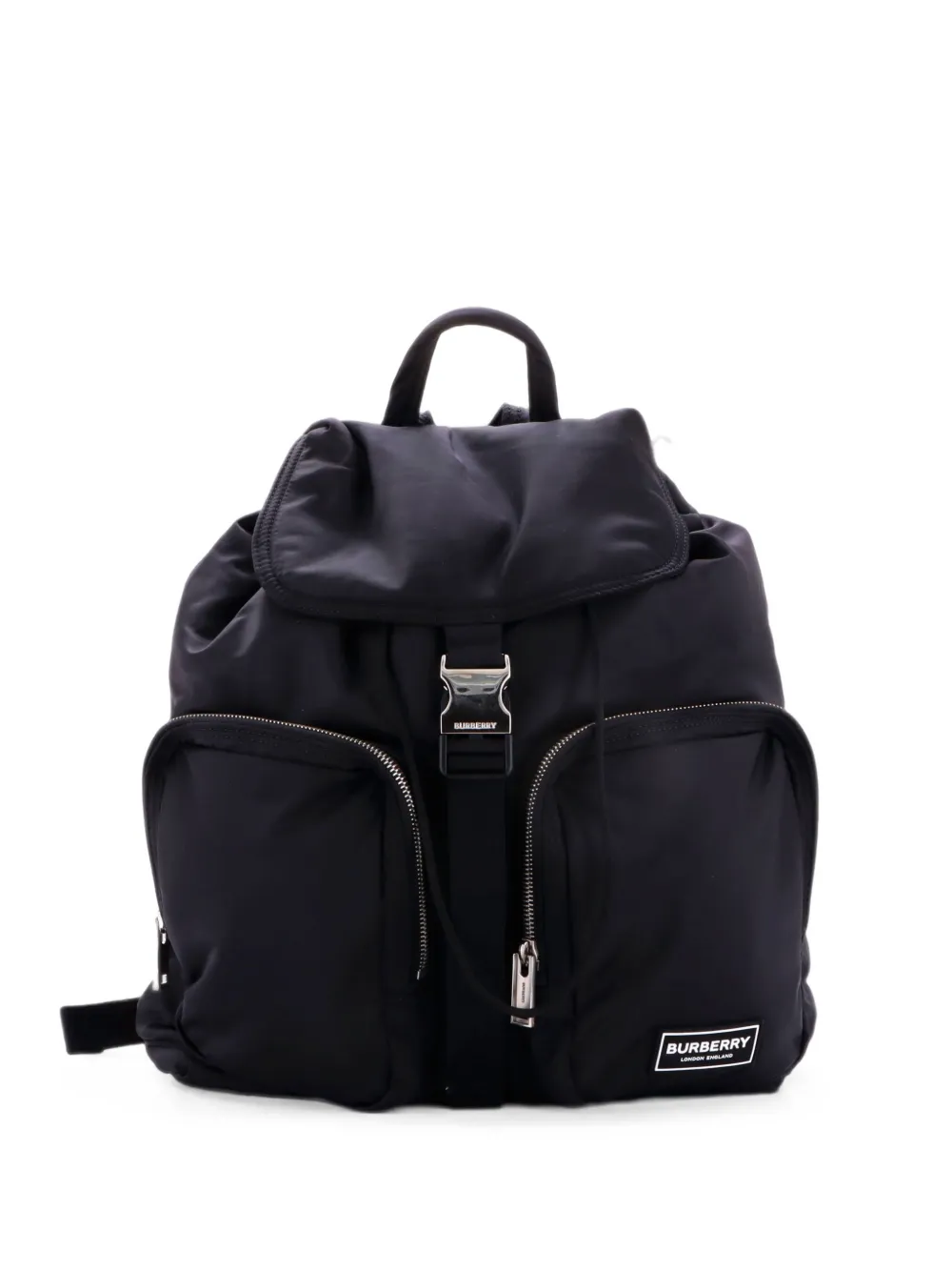 Burberry Pre-Owned grand sac à dos Flip en nylon - Noir Burberry Pre-Owned grand sac à dos Flip en nylon - Noir