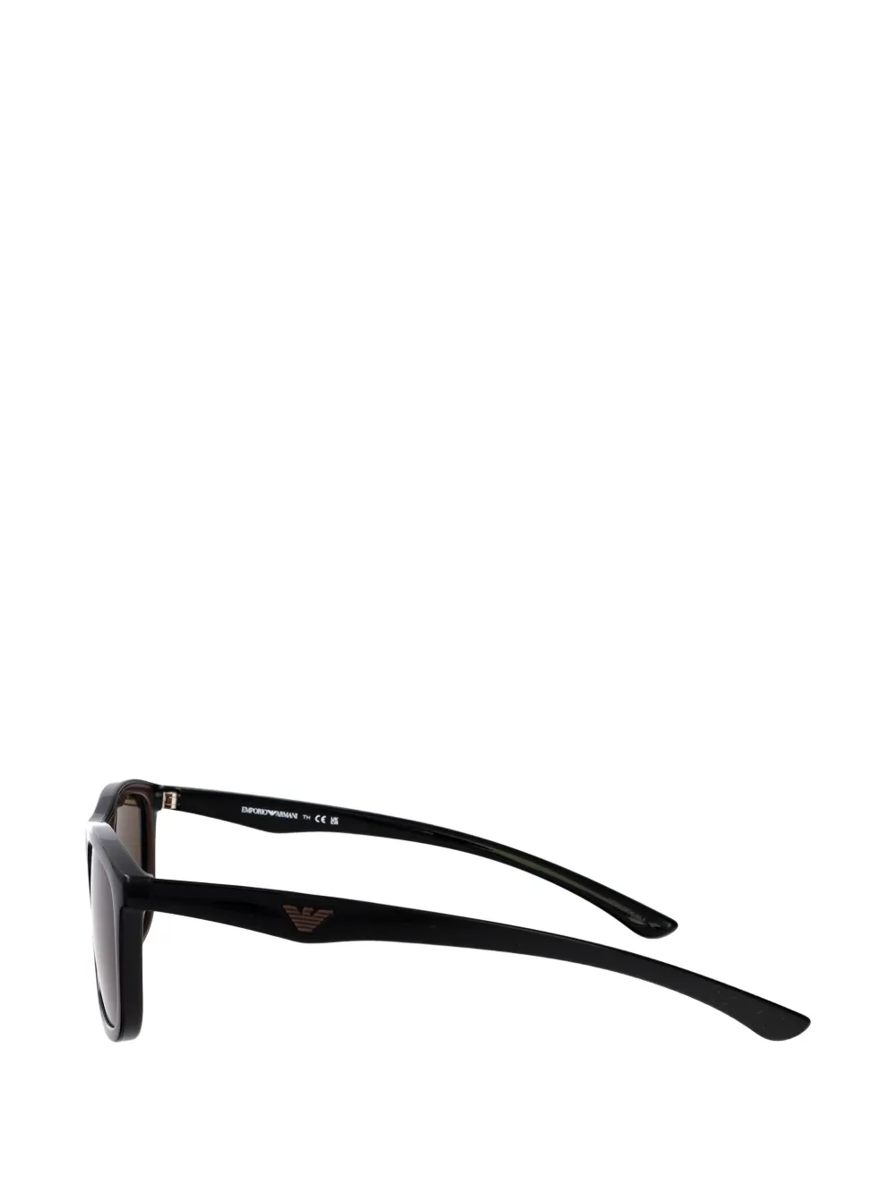 Emporio Armani rectangle-frame sunglasses Zwart