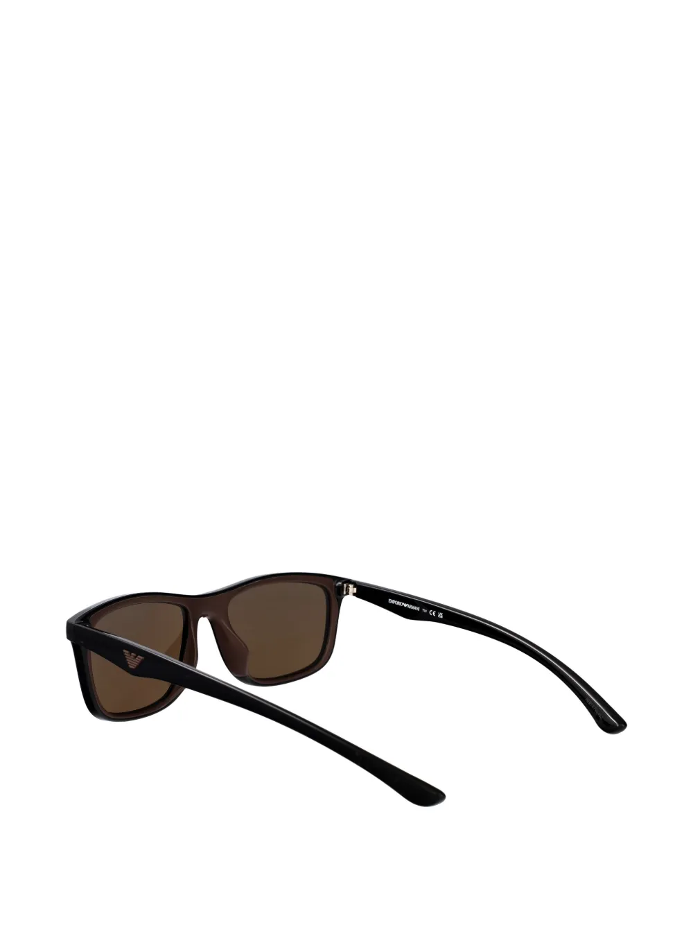 Emporio Armani rectangle-frame sunglasses Zwart