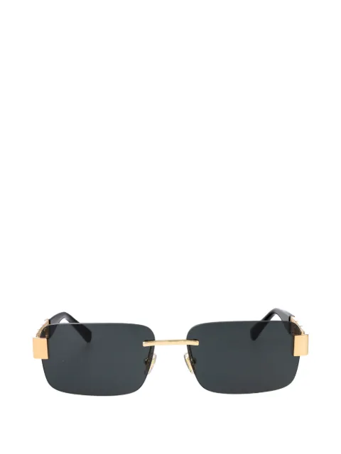 Versace Eyewear Greca rimless rectangle-frame sunglasses