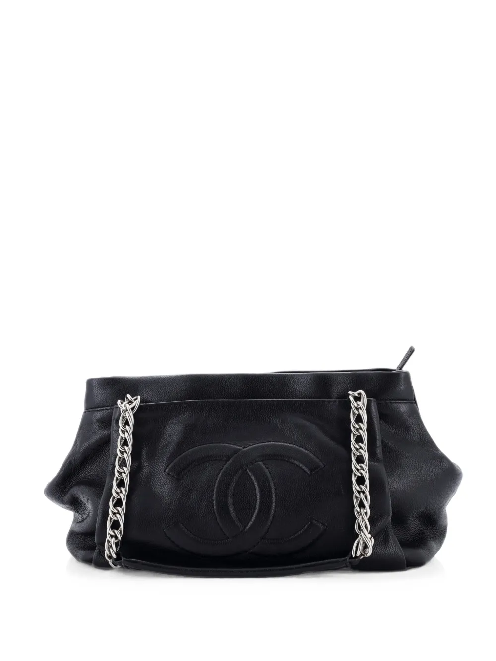 CHANEL Pre-Owned sac à main médium à logo CC - Noir CHANEL Pre-Owned sac à main médium à logo CC - Noir