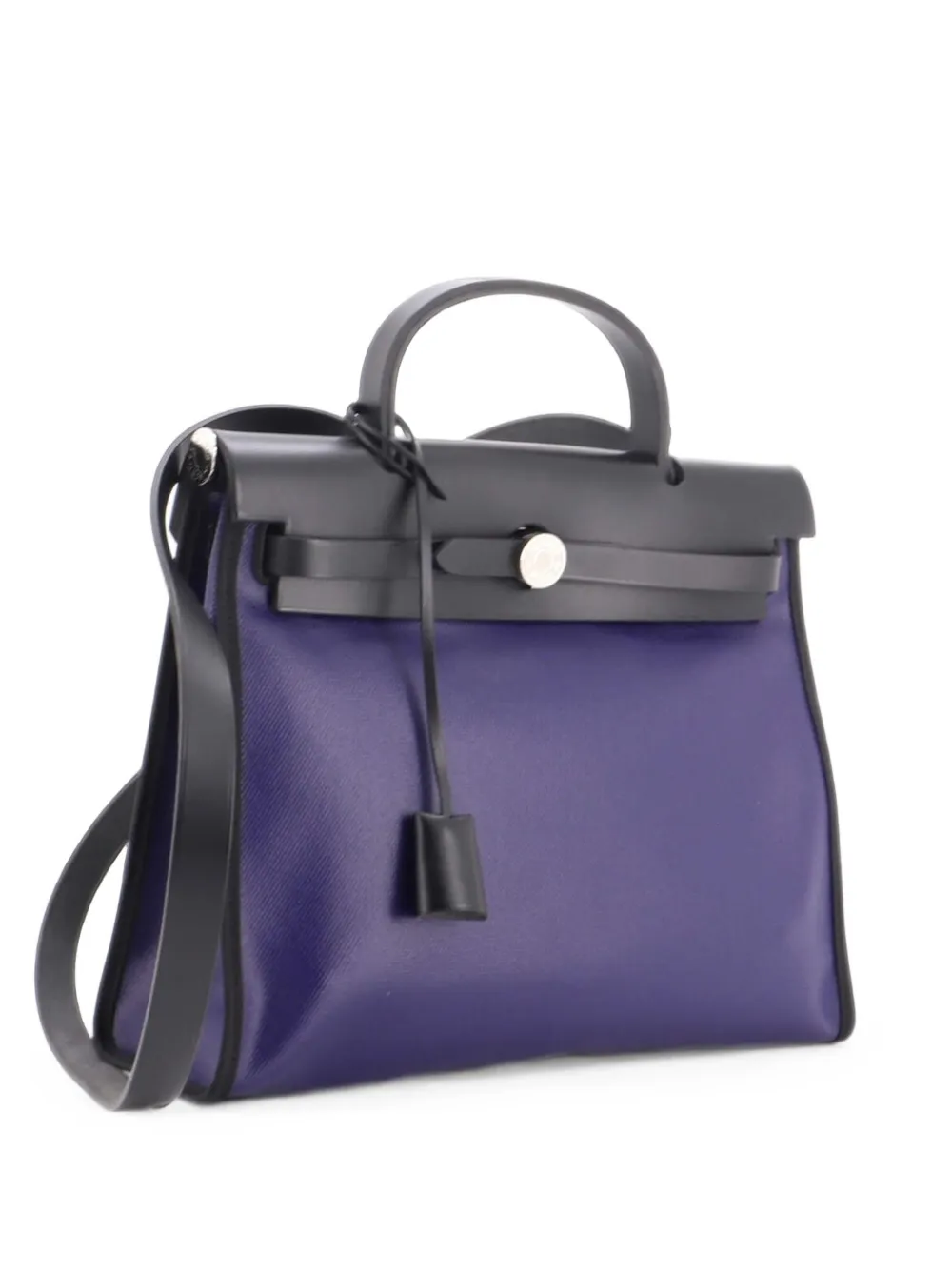 Hermès Pre-Owned sac porté épaule Herbag Zip Berline Vache Canvas and Leather 31 - Noir Hermès Pre-Owned sac porté épaule Herbag Zip Berline Vache Canvas and Leather 31 - Noir