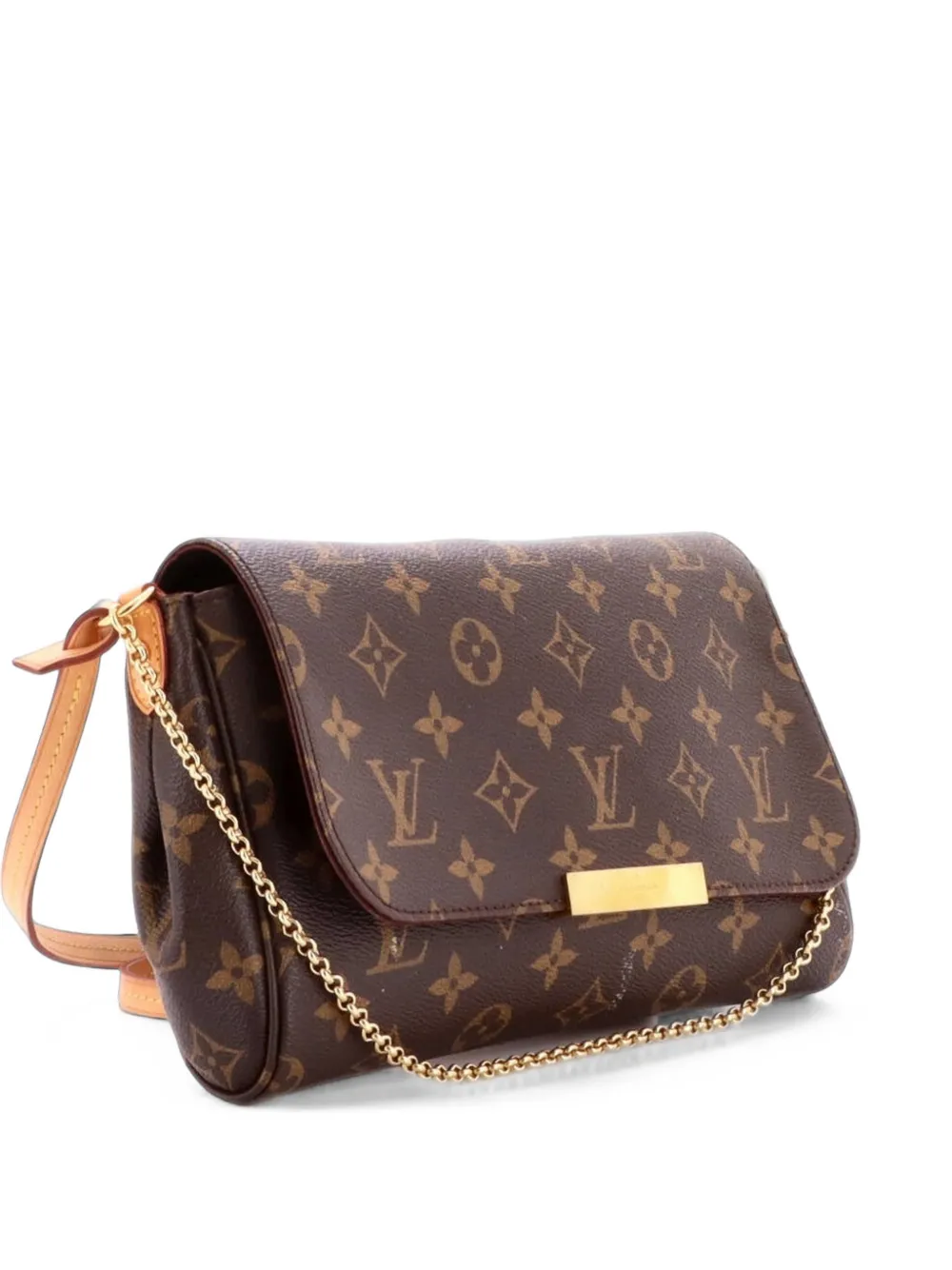 Louis Vuitton Pre-Owned Favorite Handbag Monogram Canvas MM crossbody bag - Braun